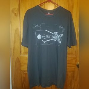 NWOT Star Wars Gray Mens t-shirt size XL